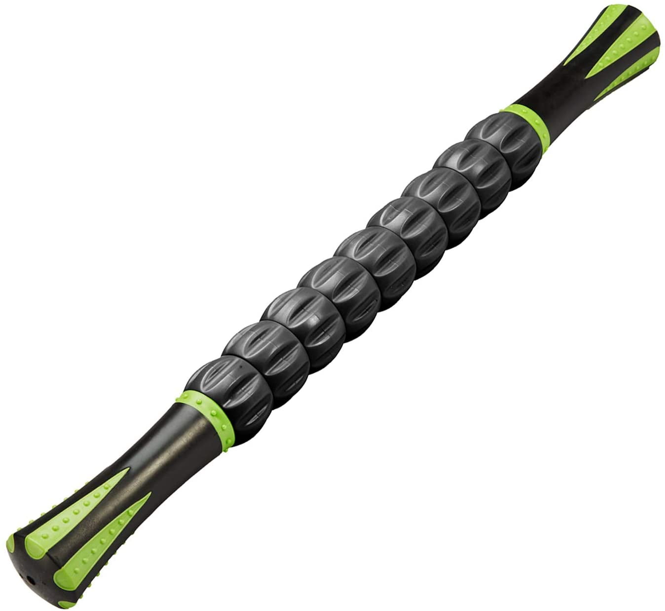 Muscle Roller Massage Stick Tool for Athletes, 18 Inches Muscle Roller for Relieving Muscle Soreness, Soothing Cramps, Massage, Physical Therapy & Body Recovery Black