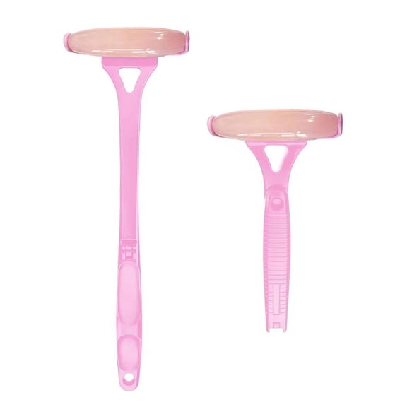 Muscle Roller Stick, Face Roller for Eyes, Double Chin, Jawline & Neck, Massage Roller Manual Massage Tools for Relief Neck Arm Back Leg Body Deep Release - Pink