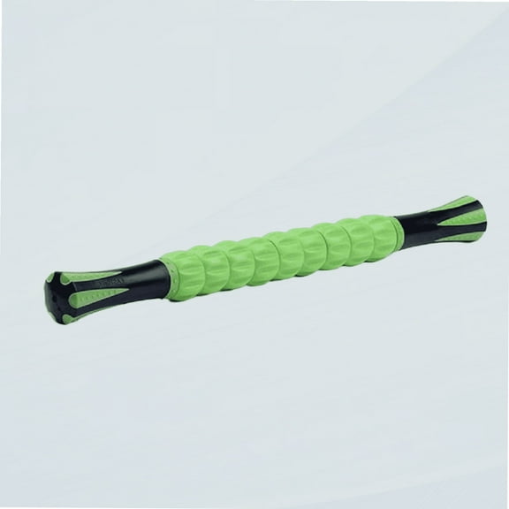 Muscle Roller Stick Portable Massage Stick Trigger Point Travel Body Muscle Roller Sport Gym (Green)