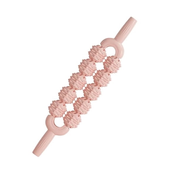 Muscle Roller Stick, Wolf Tooth TPE Massage Wand for Post Workout Recovery Yoga Fitness