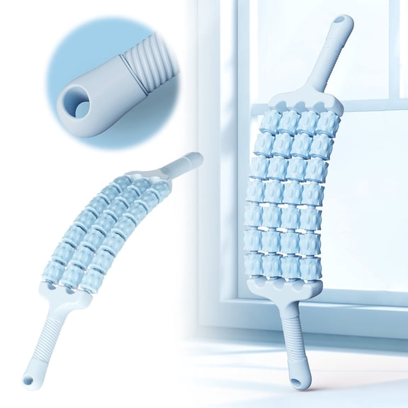 Muscle Roller for Relaxation and Recovery with Three Rolling Wheels for Physical Workouts and Mobility Enhancement