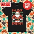 Muscle Santa Big Nick Energy 2024 Shirt