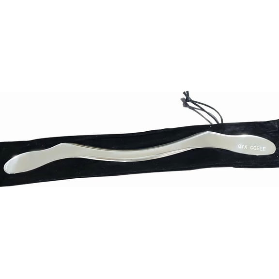 Muscle Scraper Stainless Steel Gua Sha Scraping Massage Tool,IASTM Tools, Great Soft Tissue Physical Therapy 14 Inch LongDouble Edge