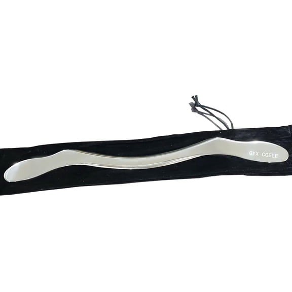 Muscle Scraper Stainless Steel Gua Sha Scraping Massage Tool,IASTM Tools, Great Soft Tissue Physical Therapy 14 Inch LongDouble Edge
