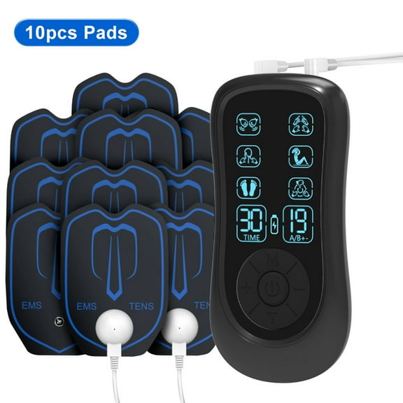 Muscle Stimulator, 6-in-1 TENS And EMS Physiotherapy Massage Device, Portable Electric Pulse Massager For Pain Relief, Muscle Recovery, And Strength Training, USB Rechargeable