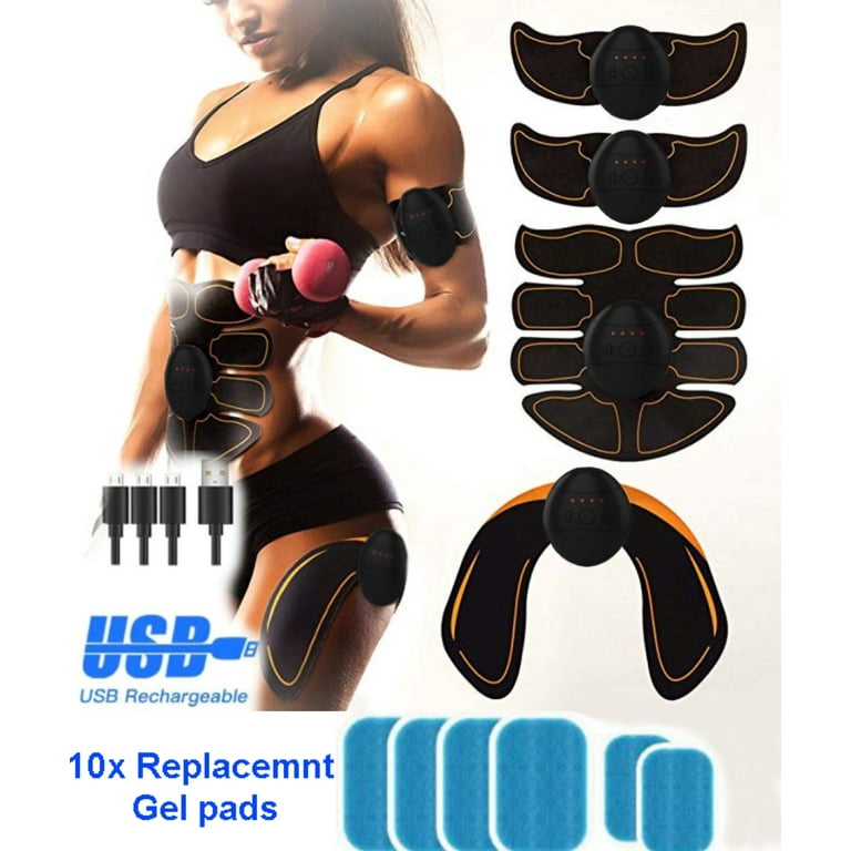 Muscle Stimulator for Abs, Arms, Hips, Back & Legs USB