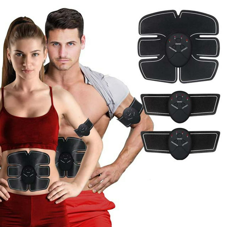 Muscle Toner Ab Trainer Rechargeble Abdominal Toning Belt 10 modes 20  Intensities for Abdomen/Arm/Leg Training Men Women Abs Workout Machine