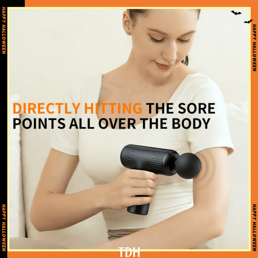 Muscle gum massage/Mini Floss Gun Electric Massager  Black