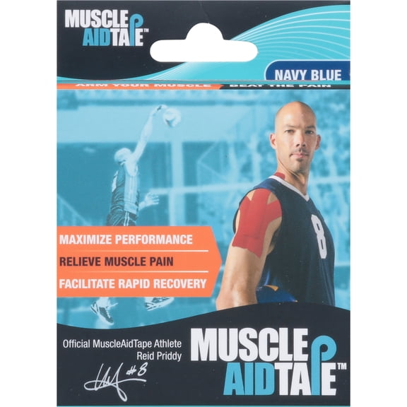 MuscleAidTape Kinesiology Tape (Navy Blue)