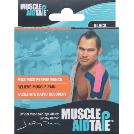 MuscleAidTape Kinesiology Tape (Black)