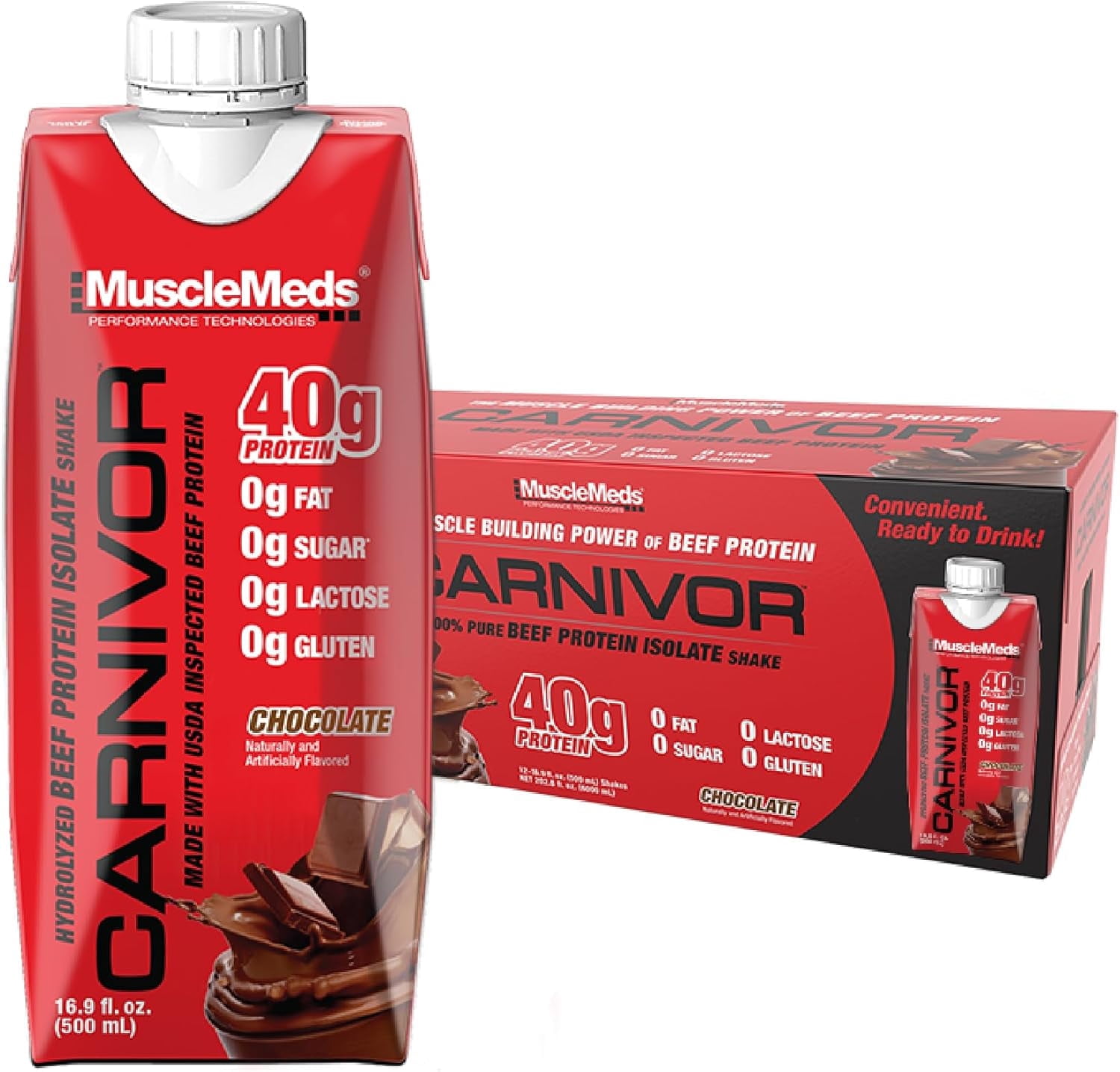 MuscleMeds Carnivor Vanilla Caramel Beef Protein Isolate – 1.95 Lbs (888g) – Gluten Free-1358895
