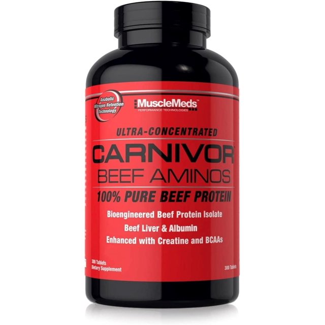MuscleMeds Carnivor Beef Aminos, Beef Protein Isolate, Beef Liver, Beef