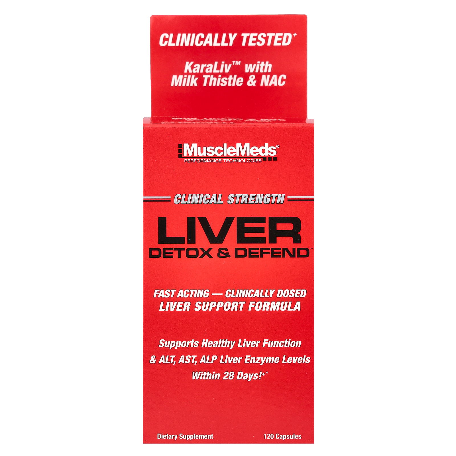 MuscleMeds Liver Detox & Defend, 120 Capsule