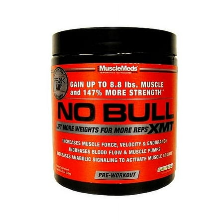 MuscleMeds - NO Bull XMT Pre-Workout Lemon Ice - 230 Grams