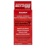 MuscleMeds Vitamin T, Testosterone Boosting Multi-Vitamin For Men, 90 Tablets