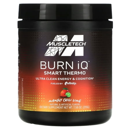 MuscleTech Burn iQ™, Smart Thermo, Mango Chili Lime, 7.58 oz (215 g)