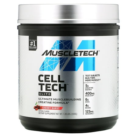 Muscletech, Cell Tech, Elite, Cherry Burst, 1.3 lbs, (591 g)