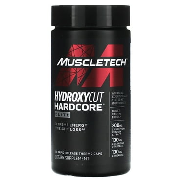 MuscleTech Hardcore Elite, 110 Rapid-Release Thermo Caps