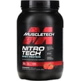 thumbnail image 1 of MuscleTech Performance Series Nitro Tech Whey Protein Supplement Powder, Strawberry 2lb, 1 of 2