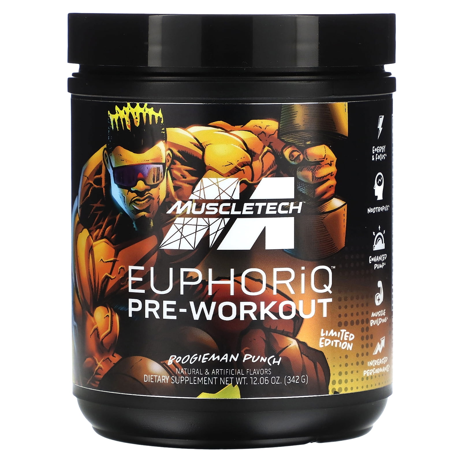 MuscleTech Pre Workout Powder EuphoriQ PreWorkout Smart Pre Workout