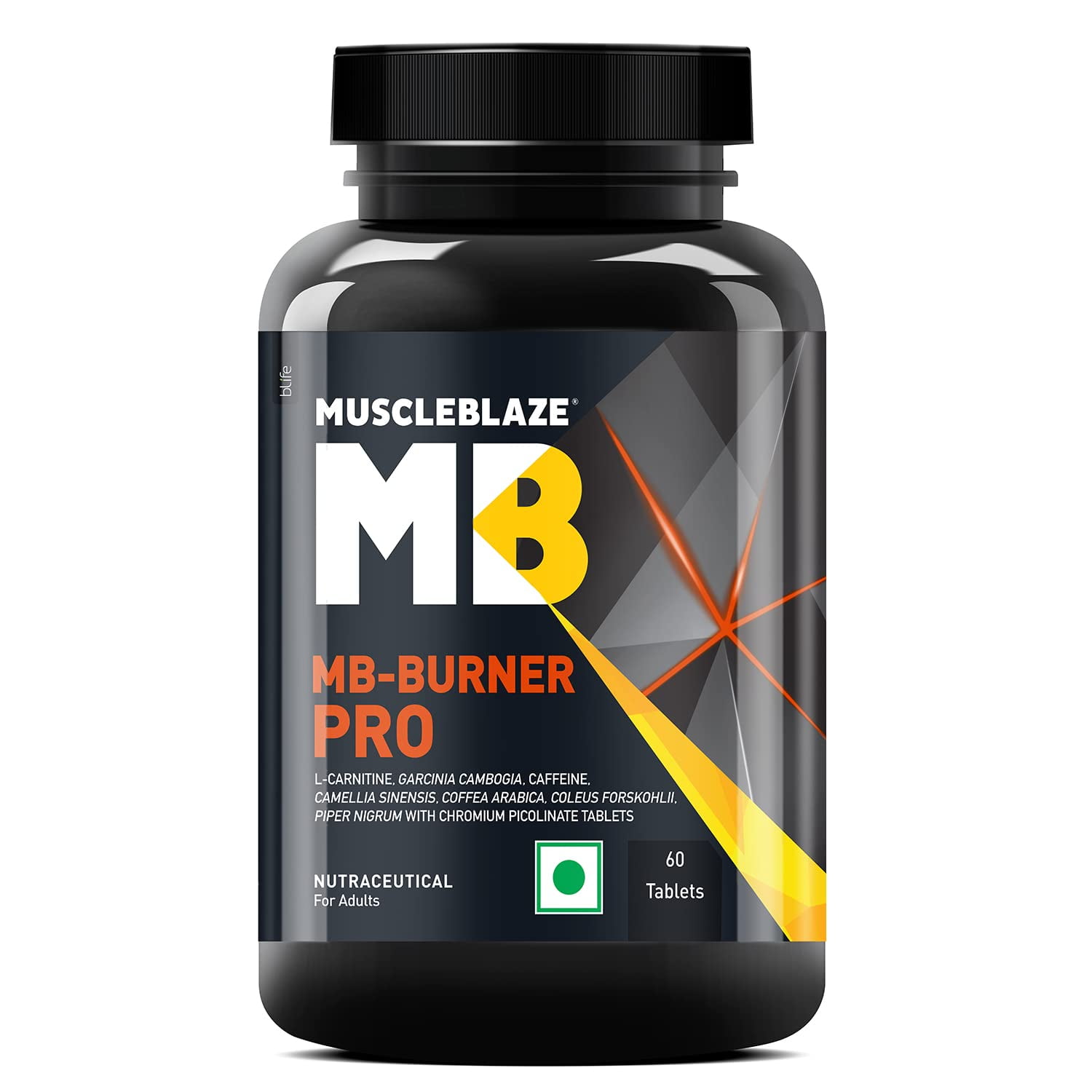 Muscleblaze MbBurner Pro, L Carnitine, Garcinia Cambogia, Caffeine, Green Tea, Green Coffee