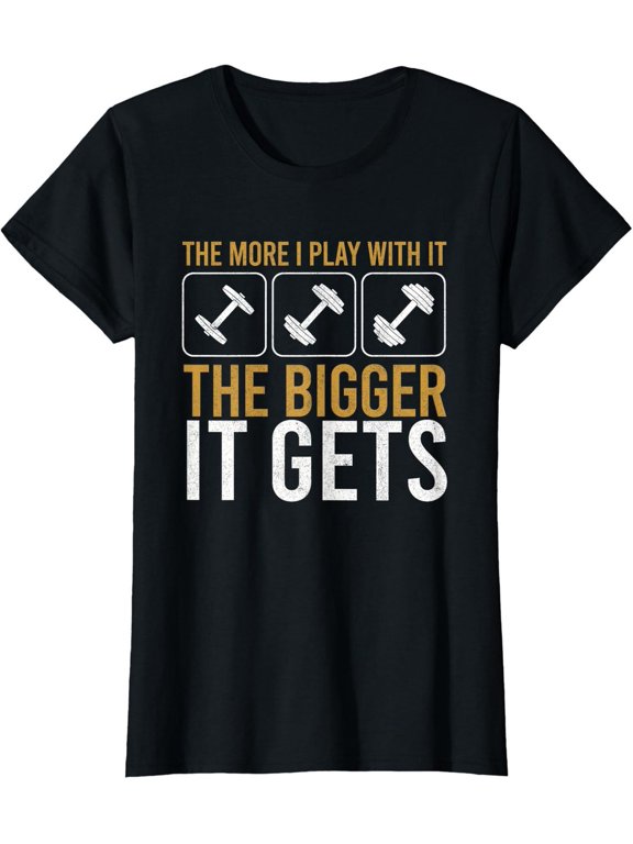 Muscles Get Bigger Bodybuilding Workout T-Shirt
