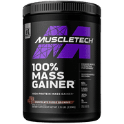 Muscletech Pro Series Mass Gainer, Chocolate Fudge Brownie, 60g Protein, 5.15lb, 82.4oz