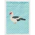 thumbnail image 1 of Muscovy Duck Blue Check Flag Canvas House, 1 of 1