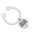 thumbnail image 1 of Muscular Dystrophy Awareness Heart Key Chains, 1 of 2