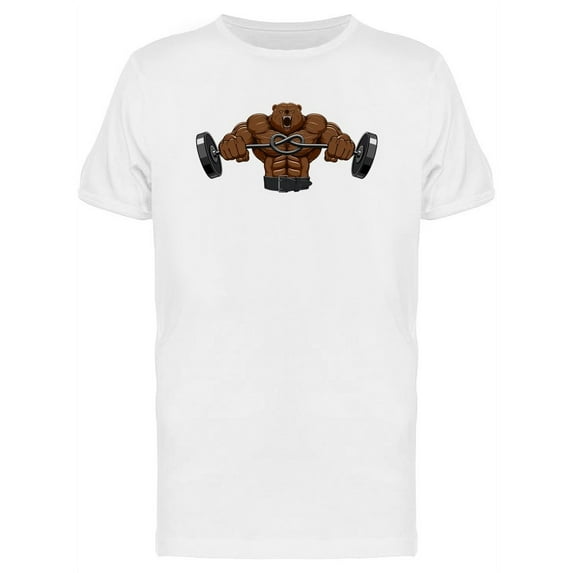 Muscular Enraged Bear T-Shirt Men -Image by Shutterstock, Male Medium