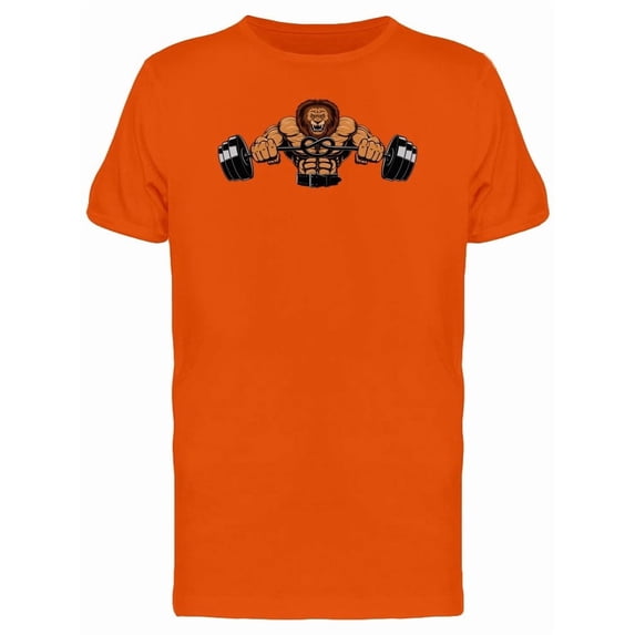 Muscular Lion Bodybuilder Tee Men's -Image by Shutterstock