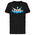 thumbnail image 1 of Muscular Swimmer In Competition T-Shirt Men -Image by Shutterstock, Male Medium, 1 of 2