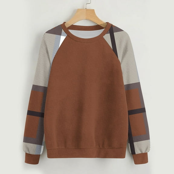 Muscularfit Casual Going Out Tops Stripe Comfort Clothe Crew Neck Long Sleeve Pullover Work Blouses