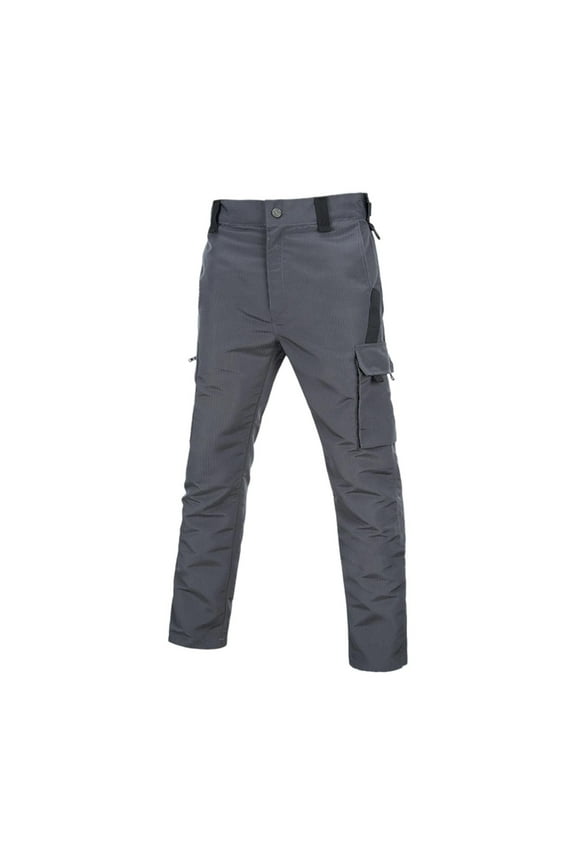 Fall Pants Carpenter Construction Big & Tall Gray Slacks Long Cargo Slim Stretchy Work Pants,XXXL