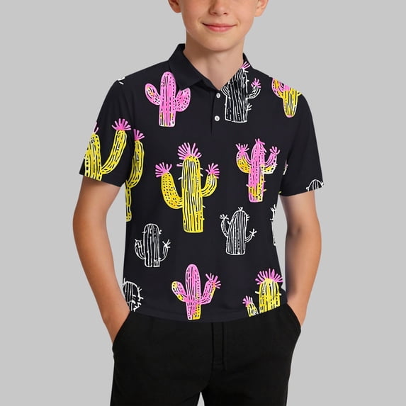 Muscularfit Hawaiian Shirt Shirts for Boys Adaptable Cocoon Polo Shirts Relaxed Fit Tshirt Black Short Sleeve Henley Button Graphic Tees Toddler Shirts,11-12 Years