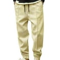 thumbnail image 1 of Muscularfit Joggers Men's Pants Sweatpants with Pockets Active Fit Drawstring Running Workout Low Rise Taper Yellow Men's Sweatpants Size XXL, 1 of 6