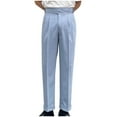 thumbnail image 1 of Muscularfit Office Mens Casual Dress Pants Cotton Blue Slacks Straight-Leg Baggy Chinos Ankle Hiking Pants Men,M, 1 of 4