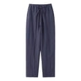 thumbnail image 1 of Muscularfit Plus Size Mens Hiking Pants Blue Beach Streetwear Long Straight-Leg Baggy Flat Front Fall Pants,XL, 1 of 4