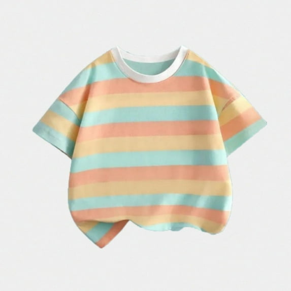 Muscularfit Raglan Shirts for Boys Relaxed Fit Adaptable Summer Shirts Graphic T Shirts Shirt Elastic Short Sleeve Yellow Crew Neck Classic T-Shirt Third Grade Shirt,3-4 Years