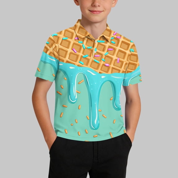 Muscularfit Relaxed Fit T Shirts for Boys Birthday Boy Shirt Polo Shirts Cocoon Adaptable T Shirts Henley Short Sleeve Button Graphic Tees Yellow 4th Grade Shirt,11-12 Years