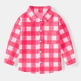 thumbnail image 1 of Muscularfit Shirts for Boys Back to School Shirt Cocoon Boys Long Sleeve Button Down Dress Shirts T-Shirts Henley Graphic Tees Pink First Day of Second Grade Shirt,5 Years, 1 of 7