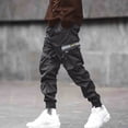 thumbnail image 1 of Muscularfit Stretch Cargo Pants Men Pants Slim Fit Cargo with Pockets Outdoor Hiking Trousers Low Rise Jogger Sweatpants for Men Gray Size XXL, 1 of 6