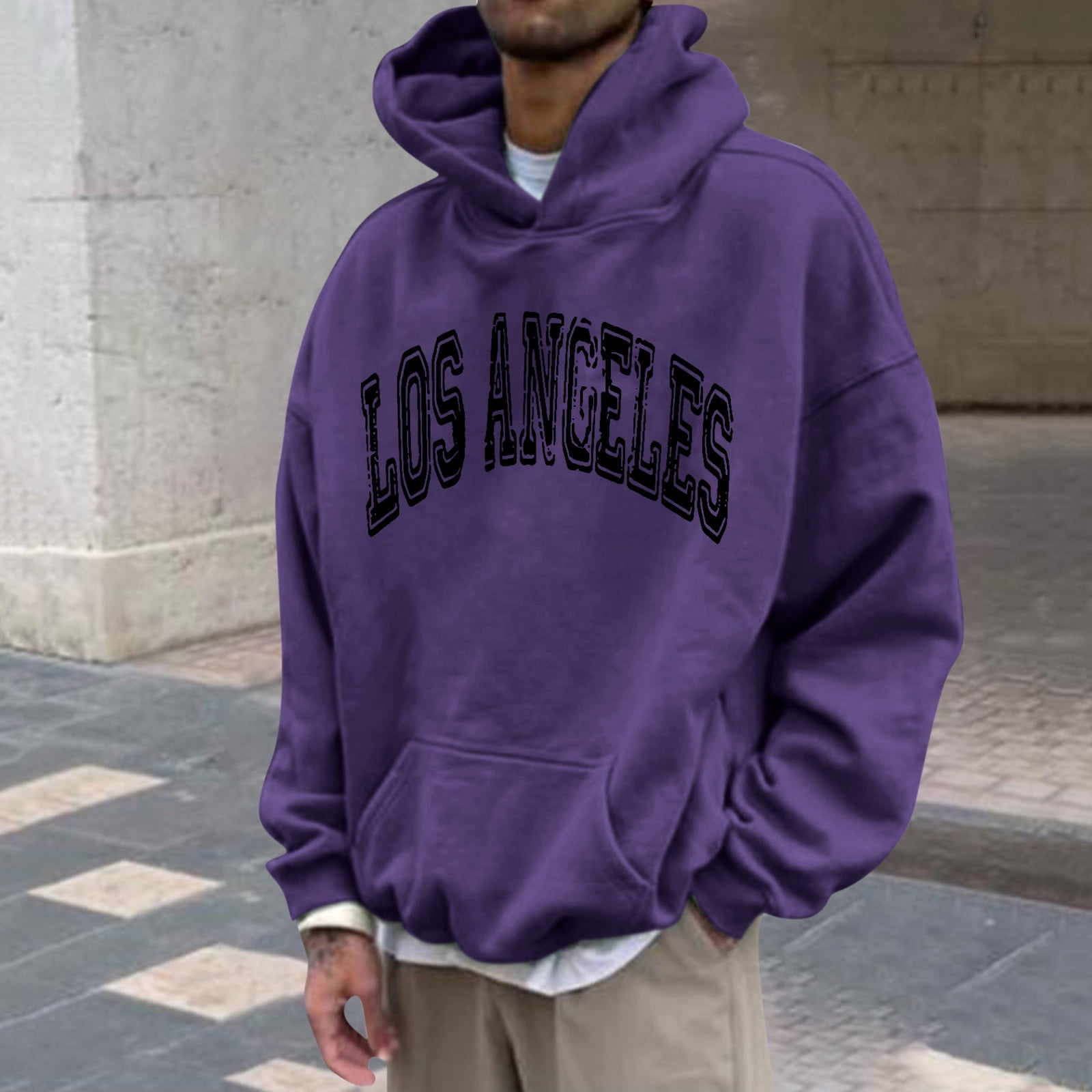 Muscularfit Long Sleeve Boys Shirts Pink Hoodie Los Angeles