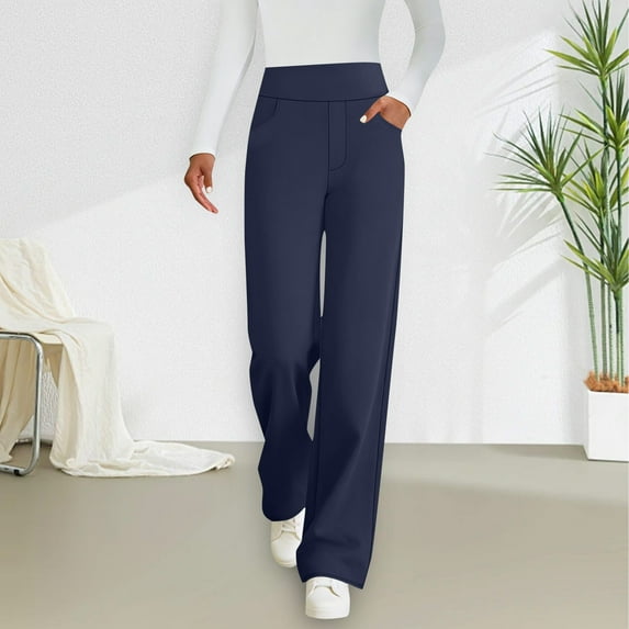 Muscularfit Sweat Pants for Women with Pockets High Waisted Petite Long Straight Y2k Pants