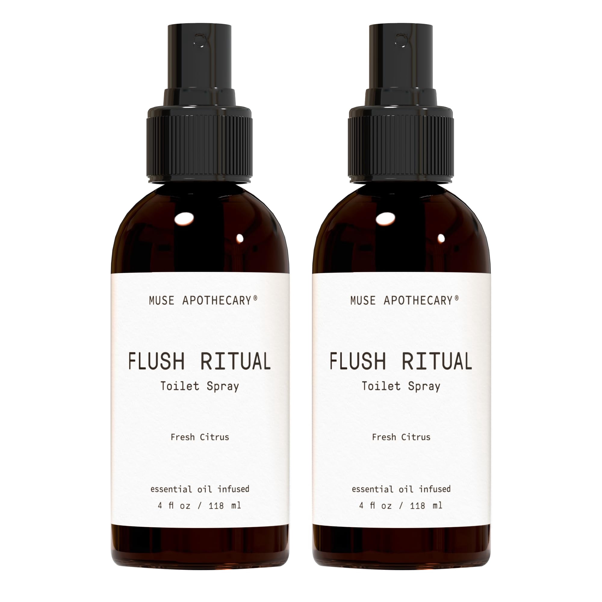 Muse Essentials Muse Apothecary Flush Ritual - Aromatic & Refreshing Toilet Spray, Use ...