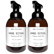 Muse Apothecary Hand Ritual Luxury Aromatherapy Foaming Soap, 11.5 Oz Fleur du Lavender 2-Pack