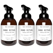 Muse Apothecary Hand Ritual Luxury Aromatherapy Foaming Soap with Eucalyptus, Aloe Vera & Lavender Oil, 11.5 Oz 3-Pack