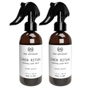 Muse Apothecary Linen Mist Luxury Aromatherapy Fabric Refresher Spray with Essential Oils, 4 Oz Lavender Serenity 2-Pack