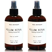Muse Apothecary Pillow Ritual Luxury Aromatherapy Pillow Mist Sleep Spray with Essential Oils, 8 Oz Fleur du Lavender 2-Pack