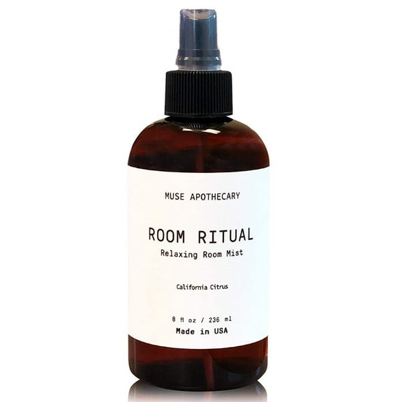 Muse Apothecary Room Ritual Luxury Aromatherapy Room Spray Air Freshener with Essential Oils, California Citrus 8-Oz
